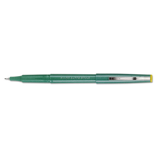 Pilot® wholesale. Razor Point Stick Porous Point Marker Pen, 0.3mm, Green Ink-barrel, Dozen. HSD Wholesale: Janitorial Supplies, Breakroom Supplies, Office Supplies.