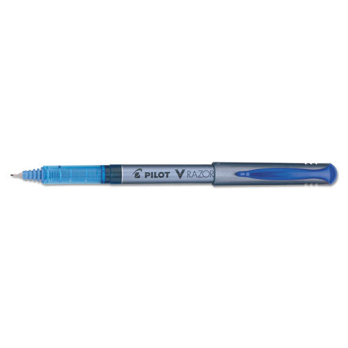 Pilot® wholesale. V Razor Point Liquid Ink Stick Marker Pen, 0.5mm, Blue Ink, Gray Barrel, Dozen. HSD Wholesale: Janitorial Supplies, Breakroom Supplies, Office Supplies.