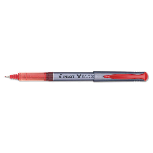 Pilot® wholesale. V Razor Point Liquid Ink Stick Marker Pen, 0.5mm, Red Ink, Gray Barrel, Dozen. HSD Wholesale: Janitorial Supplies, Breakroom Supplies, Office Supplies.