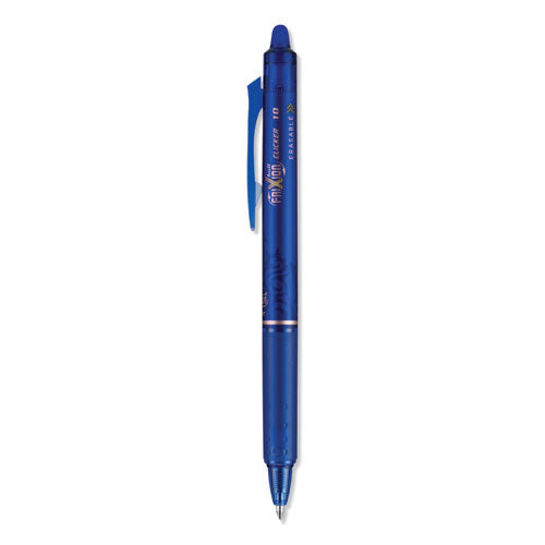 Pilot® wholesale. Frixion Clicker Erasable Retractable Gel Pen, 1 Mm, Blue Ink-barrel, Dozen. HSD Wholesale: Janitorial Supplies, Breakroom Supplies, Office Supplies.