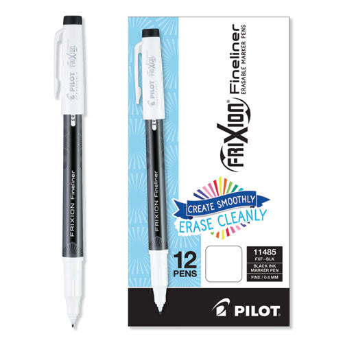 Pilot® wholesale. Frixion Erasable Stick Marker Pen, 0.6 Mm, Black Ink-barrel, Dozen. HSD Wholesale: Janitorial Supplies, Breakroom Supplies, Office Supplies.