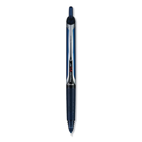 Pilot® wholesale. Precise V5rt Retractable Roller Ball Pen, Extra-fine 0.5 Mm, Navy Ink-barrel, Dozen. HSD Wholesale: Janitorial Supplies, Breakroom Supplies, Office Supplies.