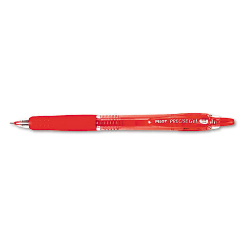 Pilot® wholesale. Precise Gel Begreen Retractable Gel Pen, Fine 0.7mm, Red Ink-barrel, Dozen. HSD Wholesale: Janitorial Supplies, Breakroom Supplies, Office Supplies.