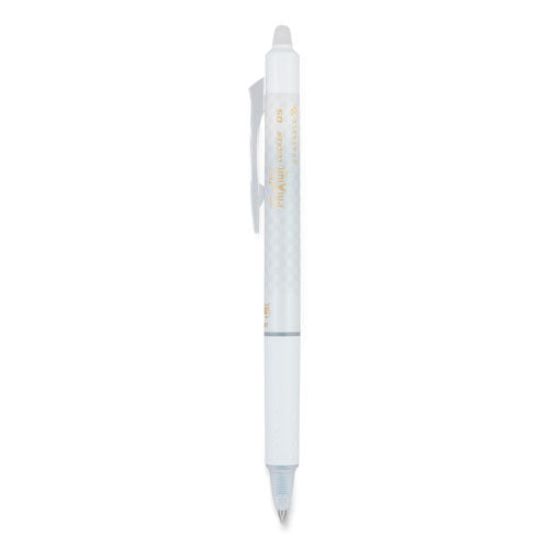 Pilot® wholesale. Frixion Clicker Design Erasable Retractable Gel Pen, Extra Fine 0.5 Mm, Black Ink, White Barrel, Dozen. HSD Wholesale: Janitorial Supplies, Breakroom Supplies, Office Supplies.