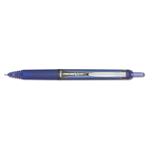 Pilot® wholesale. Precise V7rt Retractable Roller Ball Pen, Fine 0.7mm, Blue Ink, Blue Barrel. HSD Wholesale: Janitorial Supplies, Breakroom Supplies, Office Supplies.