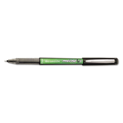 Pilot® wholesale. Precise V5 Begreen Stick Roller Ball Pen, 0.5mm, Black Ink-barrel, Dozen. HSD Wholesale: Janitorial Supplies, Breakroom Supplies, Office Supplies.