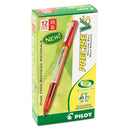 Pilot® wholesale. Precise V5 Begreen Stick Roller Ball Pen, 0.5mm, Red Ink-barrel, Dozen. HSD Wholesale: Janitorial Supplies, Breakroom Supplies, Office Supplies.