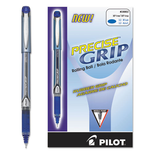 Pilot® wholesale. Precise Grip Stick Roller Ball Pen, Extra-fine 0.5mm, Blue Ink, Blue Barrel. HSD Wholesale: Janitorial Supplies, Breakroom Supplies, Office Supplies.