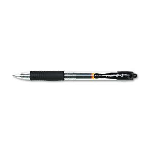 Pilot® wholesale. G2 Premium Retractable Gel Pen, 0.5 Mm, Black Ink, Smoke Barrel, Dozen. HSD Wholesale: Janitorial Supplies, Breakroom Supplies, Office Supplies.