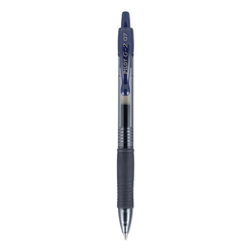 Pilot® wholesale. G2 Premium Retractable Gel Pen, 0.7 Mm, Blue Ink, Smoke Barrel, Dozen. HSD Wholesale: Janitorial Supplies, Breakroom Supplies, Office Supplies.