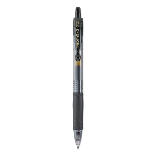 Pilot® wholesale. G2 Premium Retractable Gel Pen, Bold 1 Mm, Black Ink, Smoke Barrel, Dozen. HSD Wholesale: Janitorial Supplies, Breakroom Supplies, Office Supplies.