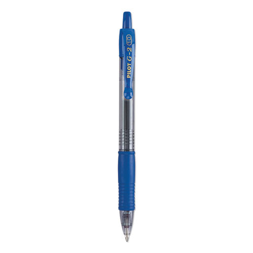 Pilot® wholesale. G2 Premium Retractable Gel Pen, 1 Mm, Blue Ink, Smoke Barrel, Dozen. HSD Wholesale: Janitorial Supplies, Breakroom Supplies, Office Supplies.