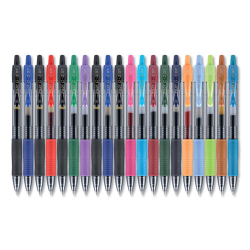 Pilot® wholesale. G2 Premium Retractable Gel Pen, Fine 0.7 Mm, Assorted Ink-barrel, 20-set. HSD Wholesale: Janitorial Supplies, Breakroom Supplies, Office Supplies.