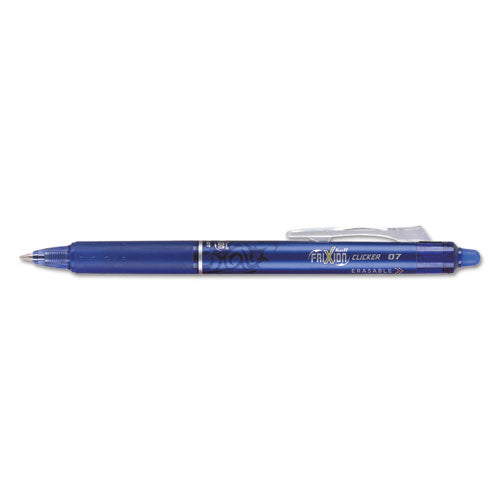 Pilot® wholesale. Frixion Clicker Erasable Retractable Gel Pen, Fine 0.7 Mm, Blue Ink, Blue Barrel. HSD Wholesale: Janitorial Supplies, Breakroom Supplies, Office Supplies.