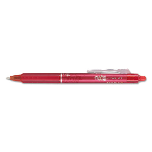 Pilot® wholesale. Frixion Clicker Erasable Retractable Gel Pen, Fine 0.7 Mm, Red Ink, Red Barrel. HSD Wholesale: Janitorial Supplies, Breakroom Supplies, Office Supplies.