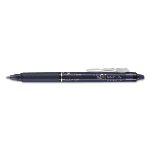 Pilot® wholesale. Frixion Clicker Erasable Retractable Gel Pen, Fine 0.7 Mm, Navy Ink, Navy Barrel. HSD Wholesale: Janitorial Supplies, Breakroom Supplies, Office Supplies.