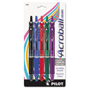 Pilot® wholesale. Acroball Colors Retractable Ballpoint Pen, 1mm, Assorted Ink-barrel, 5-pack. HSD Wholesale: Janitorial Supplies, Breakroom Supplies, Office Supplies.