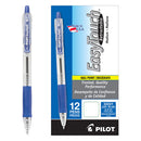 Pilot® wholesale. Easytouch Retractable Ballpoint Pen, Medium 1mm, Blue Ink, Clear Barrel, Dozen. HSD Wholesale: Janitorial Supplies, Breakroom Supplies, Office Supplies.