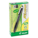 Pilot® wholesale. Rexgrip Begreen Retractable Ballpoint Pen, Medium 1mm, Black Ink-barrel, Dozen. HSD Wholesale: Janitorial Supplies, Breakroom Supplies, Office Supplies.