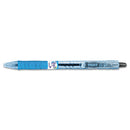 Pilot® wholesale. B2p Bottle-2-pen Retractable Ballpoint Pen, 0.7mm, Black Ink, Translucent Blue Barrel, Dozen. HSD Wholesale: Janitorial Supplies, Breakroom Supplies, Office Supplies.