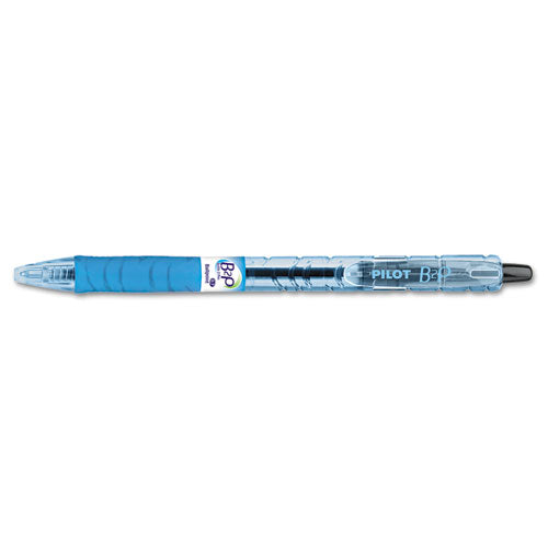 Pilot® wholesale. B2p Bottle-2-pen Retractable Ballpoint Pen, 0.7mm, Black Ink, Translucent Blue Barrel, Dozen. HSD Wholesale: Janitorial Supplies, Breakroom Supplies, Office Supplies.