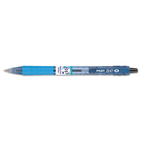 Pilot® wholesale. B2p Bottle-2-pen Retractable Ballpoint Pen, 1mm, Blue Ink, Translucent Blue Barrel, Dozen. HSD Wholesale: Janitorial Supplies, Breakroom Supplies, Office Supplies.