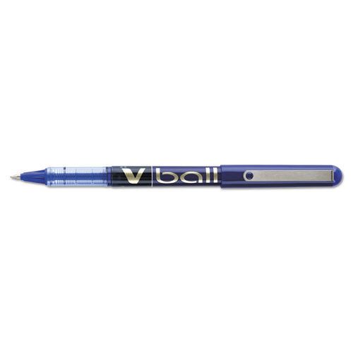 Pilot® wholesale. Vball Liquid Ink Stick Roller Ball Pen, Fine 0.7mm, Blue Ink-barrel, Dozen. HSD Wholesale: Janitorial Supplies, Breakroom Supplies, Office Supplies.