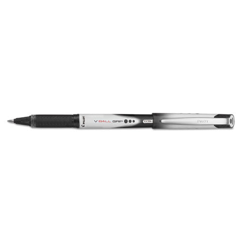 Pilot® wholesale. Vball Grip Liquid Ink Stick Roller Ball Pen, 0.5mm, Black Ink, Black-white Barrel, Dozen. HSD Wholesale: Janitorial Supplies, Breakroom Supplies, Office Supplies.