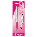 Pilot® wholesale. Dr. Grip Center Of Gravity Retractable Ballpoint Pen, 1mm, Black Ink, Silver-pink Barrel. HSD Wholesale: Janitorial Supplies, Breakroom Supplies, Office Supplies.