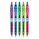 Pilot® wholesale. B2p Bottle-2-pen Recycled Retractable Gel Pen, 0.7mm, Assorted Ink-barrel, 5-pack. HSD Wholesale: Janitorial Supplies, Breakroom Supplies, Office Supplies.