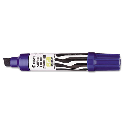 Pilot® wholesale. Jumbo Refillable Permanent Marker, Broad Chisel Tip, Blue. HSD Wholesale: Janitorial Supplies, Breakroom Supplies, Office Supplies.