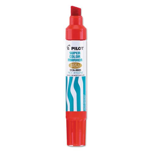 Pilot® wholesale. Jumbo Refillable Permanent Marker, Broad Chisel Tip, Red. HSD Wholesale: Janitorial Supplies, Breakroom Supplies, Office Supplies.