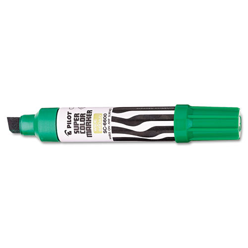 Pilot® wholesale. Jumbo Refillable Permanent Marker, Broad Chisel Tip, Green. HSD Wholesale: Janitorial Supplies, Breakroom Supplies, Office Supplies.