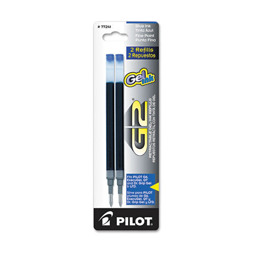 Pilot® wholesale. Refill For Pilot Gel Pens, Fine Point, Blue Ink, 2-pack. HSD Wholesale: Janitorial Supplies, Breakroom Supplies, Office Supplies.