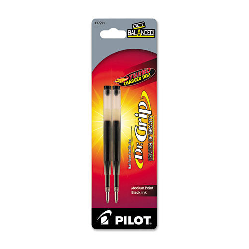 Pilot® wholesale. Refill For Pilot Dr. Grip Center Of Gravity Pens, Medium Point, Black Ink, 2-pack. HSD Wholesale: Janitorial Supplies, Breakroom Supplies, Office Supplies.