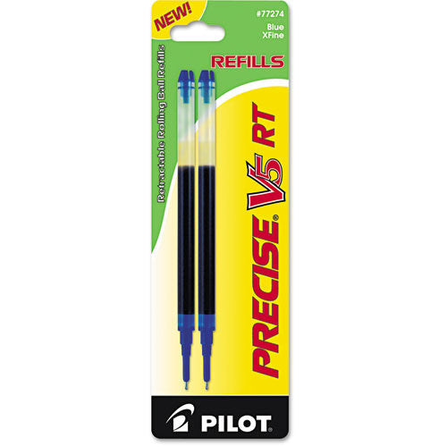 Pilot® wholesale. Refill For Pilot Precise V5 Rt Rolling Ball, Extra-fine Point, Blue Ink, 2-pack. HSD Wholesale: Janitorial Supplies, Breakroom Supplies, Office Supplies.