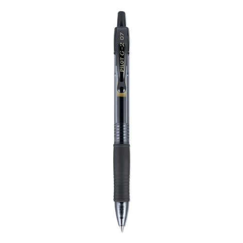 Pilot® wholesale. G2 Premium Retractable Gel Pen, Fine 0.7 Mm, Black Ink-barrel, 36-pack. HSD Wholesale: Janitorial Supplies, Breakroom Supplies, Office Supplies.