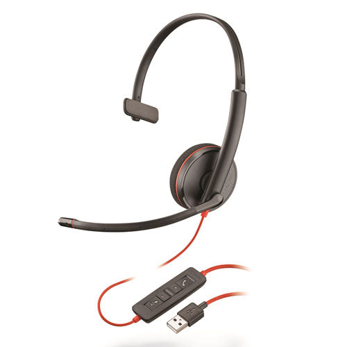 poly® wholesale. Blackwire 3210, Monaural, Over The Head Usb Headset. HSD Wholesale: Janitorial Supplies, Breakroom Supplies, Office Supplies.