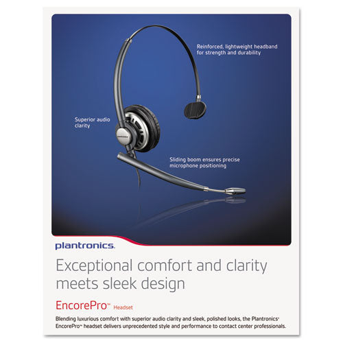 poly® wholesale. Encorepro Premium Monaural Over-the-head Headset With Noise Canceling Microphone. HSD Wholesale: Janitorial Supplies, Breakroom Supplies, Office Supplies.