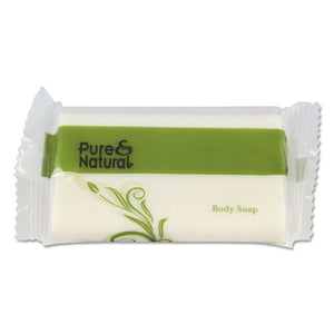 Pure & Natural™ wholesale. Pure and Natural Body And Facial Soap, Fresh Scent, # 1 1-2 Flow Wrap Bar, 500-carton. HSD Wholesale: Janitorial Supplies, Breakroom Supplies, Office Supplies.