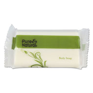 Pure & Natural™ wholesale. Pure and Natural Body And Facial Soap, Fresh Scent, # 1 1-2 Flow Wrap Bar, 500-carton. HSD Wholesale: Janitorial Supplies, Breakroom Supplies, Office Supplies.