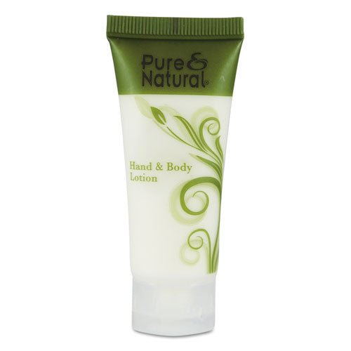 Pure & Natural™ wholesale. Hand And Body Lotion, 0.75 Oz, 288-carton. HSD Wholesale: Janitorial Supplies, Breakroom Supplies, Office Supplies.