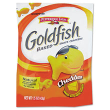 Load image into Gallery viewer, Pepperidge Farm® wholesale. Goldfish Crackers, Cheddar, Single-serve Snack, 1.5oz Bag, 72-carton. HSD Wholesale: Janitorial Supplies, Breakroom Supplies, Office Supplies.