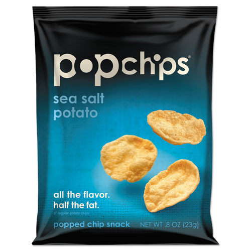 popchips® wholesale. Potato Chips, Sea Salt Flavor, 0.8 Oz Bag, 24-carton. HSD Wholesale: Janitorial Supplies, Breakroom Supplies, Office Supplies.