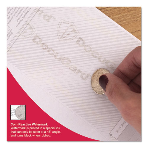 DocuGard™ wholesale. Standard Security Check, 11 Features, 8.5 X 11, Blue Marble Middle, 500-ream. HSD Wholesale: Janitorial Supplies, Breakroom Supplies, Office Supplies.