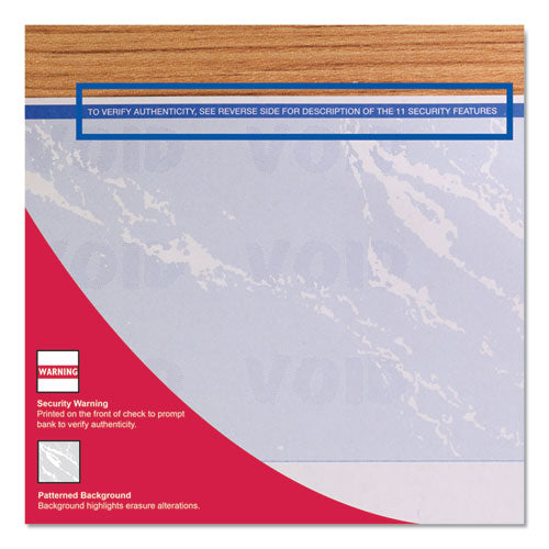 DocuGard™ wholesale. Standard Security Check, 11 Features, 8.5 X 11, Blue Marble Middle, 500-ream. HSD Wholesale: Janitorial Supplies, Breakroom Supplies, Office Supplies.