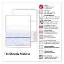 DocuGard™ wholesale. Standard Security Check, 11 Features, 8.5 X 11, Blue Marble Bottom, 500-ream. HSD Wholesale: Janitorial Supplies, Breakroom Supplies, Office Supplies.