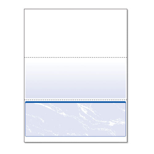 DocuGard™ wholesale. Standard Security Check, 11 Features, 8.5 X 11, Blue Marble Bottom, 500-ream. HSD Wholesale: Janitorial Supplies, Breakroom Supplies, Office Supplies.