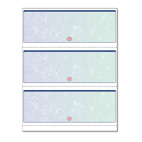 DocuGard™ wholesale. Premier Prismatic Check, 13 Features, 8.5 X 11, Blue-green Prismatic, 500-ream. HSD Wholesale: Janitorial Supplies, Breakroom Supplies, Office Supplies.