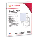 DocuGard™ wholesale. Medical Security Papers, 24lb, 8.5 X 11, Blue, 500-ream. HSD Wholesale: Janitorial Supplies, Breakroom Supplies, Office Supplies.